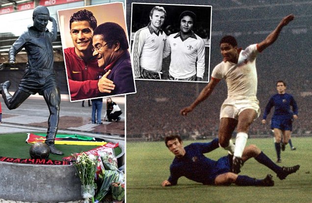 Eusebio, Pemakamannya Dibanjiri Puluhan Ribu Orang
